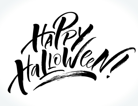 Halloween Letteringのイラスト素材