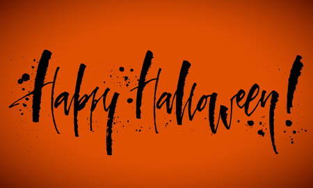 Halloween Letteringのイラスト素材