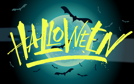 Halloween Letteringの写真素材