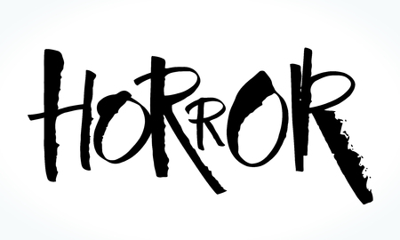 Horror lettering for Halloween.のイラスト素材