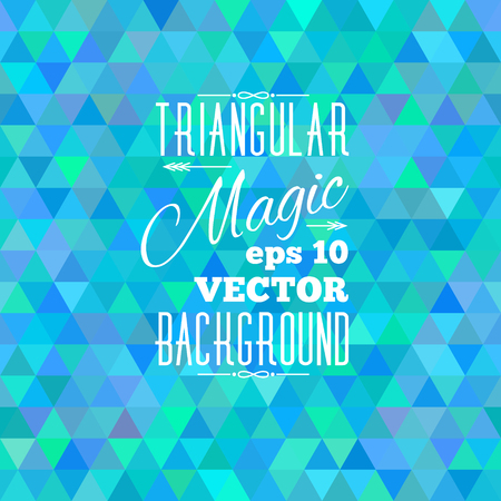 Triangle shapes backgroundのイラスト素材