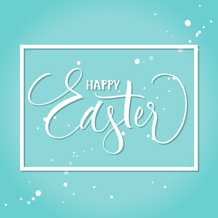 Happy Easter Greeting Cardの写真素材