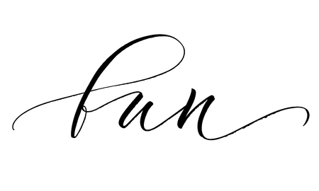 Fun Letteringのイラスト素材