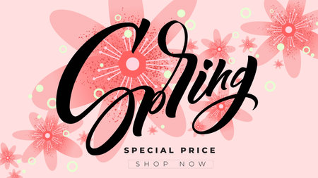 Spring flower backgroundのイラスト素材