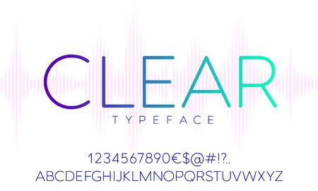 Vector Typefaceのイラスト素材