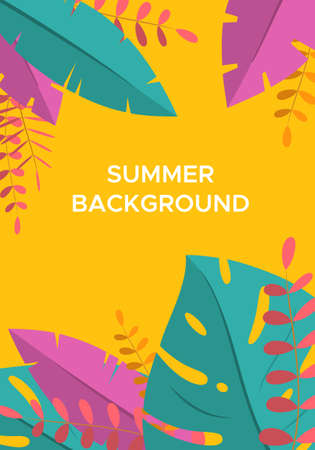 Summer background designのイラスト素材