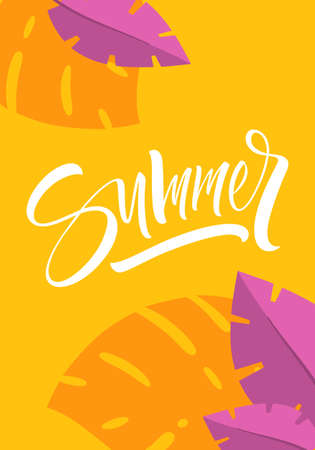 Summer background designのイラスト素材