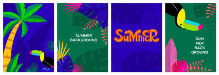 Summer designのイラスト素材