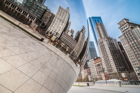The beam at millenium park Chicago Illinois USAのeditorial素材