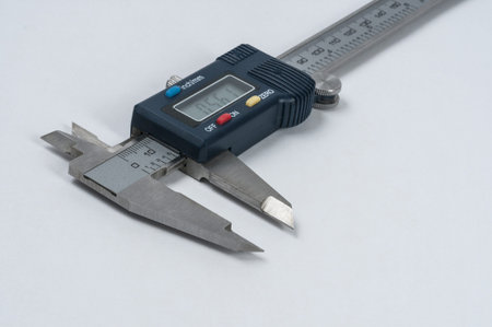 vernier caliper isolated on white background
