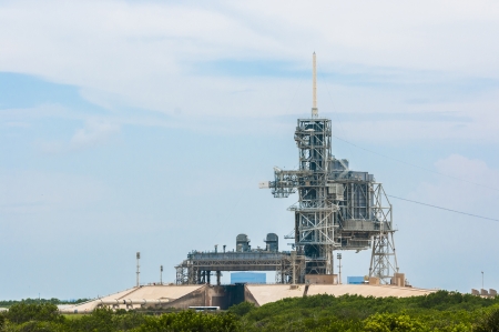 Launch pad 39A at cape canaveral, Florida USAのeditorial素材
