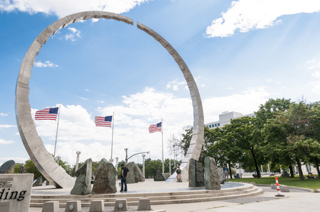 Trancending monument at the heart of Detroitのeditorial素材