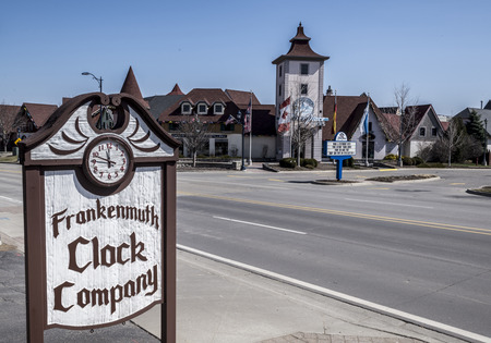 Frankenmuth michigan USA famous  classic clock companyのeditorial素材