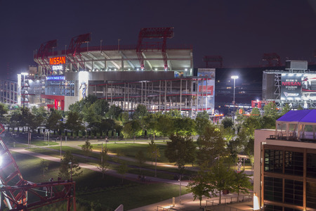Nissan Stadium is a multi-purpose stadium in Nashville, Tennessee, United States, owned by the Metropolitan Government of Nashville and Davidson County.のeditorial素材