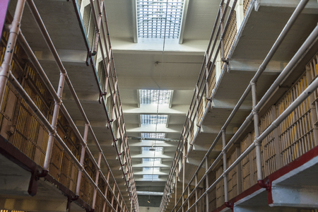 Alcatraz prison island also known as "The Rock"のeditorial素材