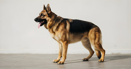 Noble German Shepherd: Intelligent, Loyal, and Versatile Working Dog.の写真素材