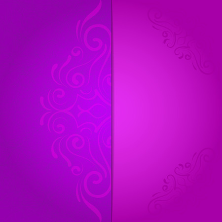 background for invitation with violet floral patternのイラスト素材