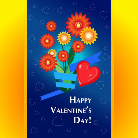 envelope and heartのイラスト素材