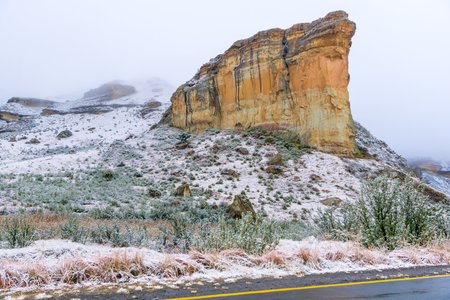 Clarens/ Golden Gate Snowの写真素材