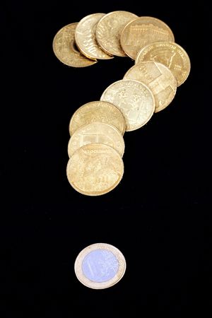 Investing of money is often bad risk and the uncertaintyの写真素材