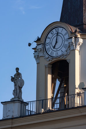 Bialystok Poland 5 June 2016. Architecture. Gate of the Branicki Palace in Bialystok, Poland.のeditorial素材