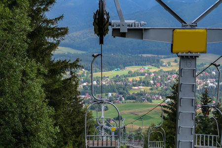 Tatra Mountains and Zakopane town at the foot the mountains