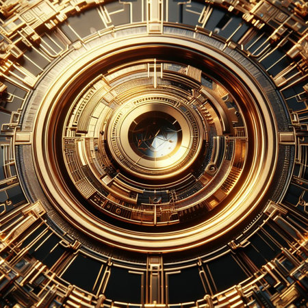 3d rendering of abstract technology background. High computer resolution image.の素材
