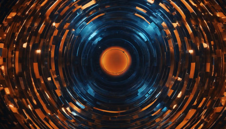 3D rendering of abstract technology digital hi tech concept background ready for presentationの素材