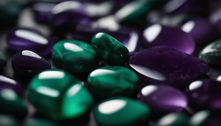 multicolored stones as a background, macro photo, nature seriesの素材