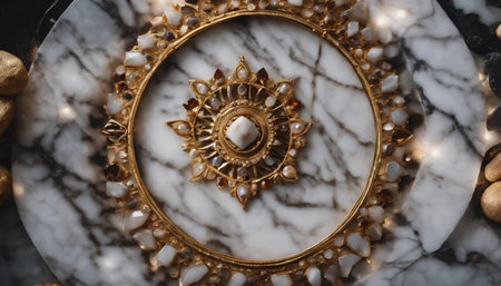 Luxury decorative elementsle background, close-up.の素材