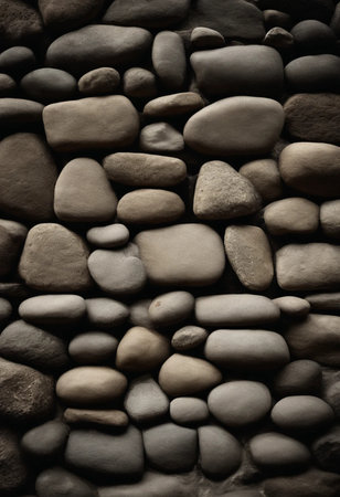 stacked stone wallの素材
