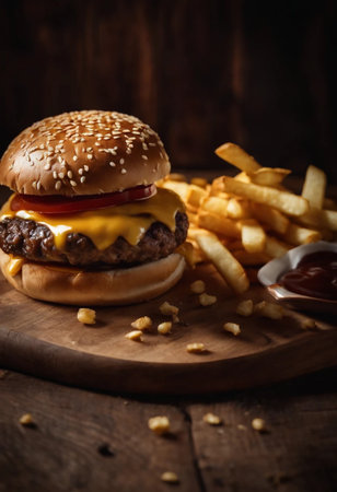 Gourmet cheeseburgerの素材