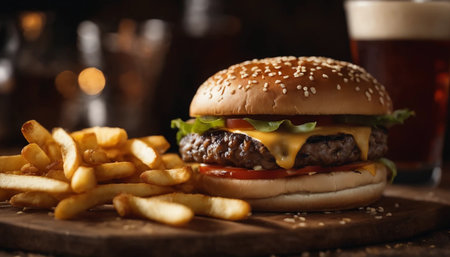 Gourmet cheeseburgerの素材