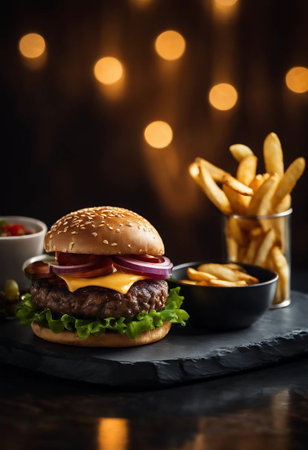 Gourmet cheeseburgerの素材