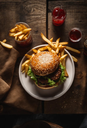 Gourmet cheeseburgerの素材