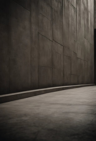 Gray concrete wall backgroundの素材