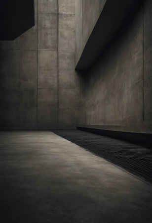 Gray concrete wall backgroundの素材