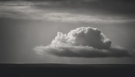 White cloud in the skyの素材