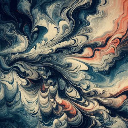 Abstract coloring background of the gradient with visual wave,twirl and lighting effectsの素材