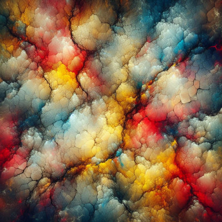 Abstract fractal background. Design element for brochure, advertisements, presentation, web and other graphic designer works. Digital collage.の素材