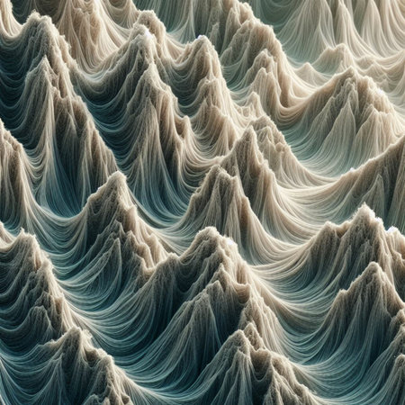 Abstract fractal. Fractal art background for creative design. Decoration for wallpaper, desktop, poster, cover booklet. Print for clothes, t-shirt. Creative illustration for designの素材