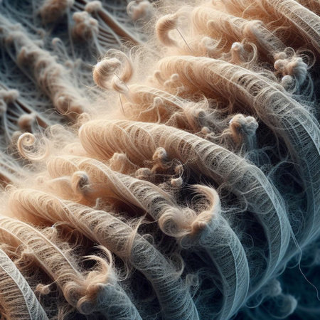 abstract fractal background a computer-generated 2D illustration, textureの素材