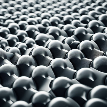 Abstract background of carbon fiber. 3d rendering, 3d illustration.の素材