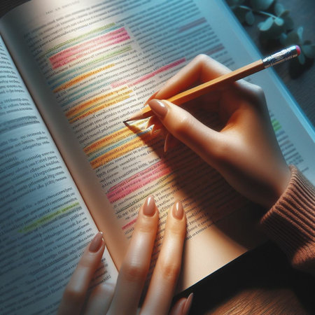 Woman writing in diary, closeup. Reading and education concept.の素材