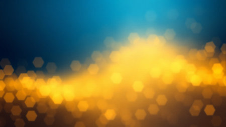 Abstract background with bokeh defocused lights. Vector illustration.の素材