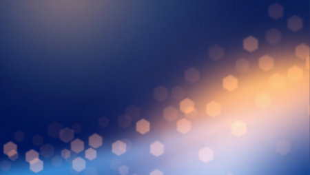 Abstract background with bokeh defocused lights. Vector illustration.の素材