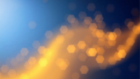 A blue background with a lot of circles. The circles are scattered all over the backgroundの素材