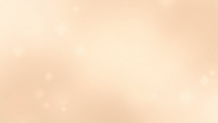 beige abstract background with bokeh defocused lights and starsの素材