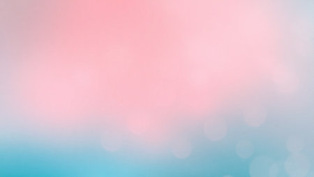 Abstract blurred background with bokeh effect in pastel colors.の素材