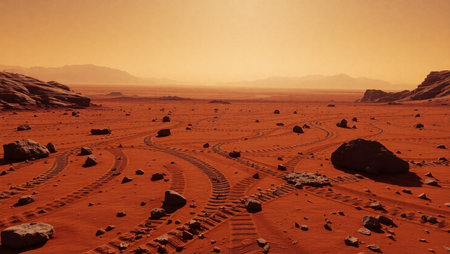 Landscape of Wadi Rum desert in Jordan, Middle East.の素材